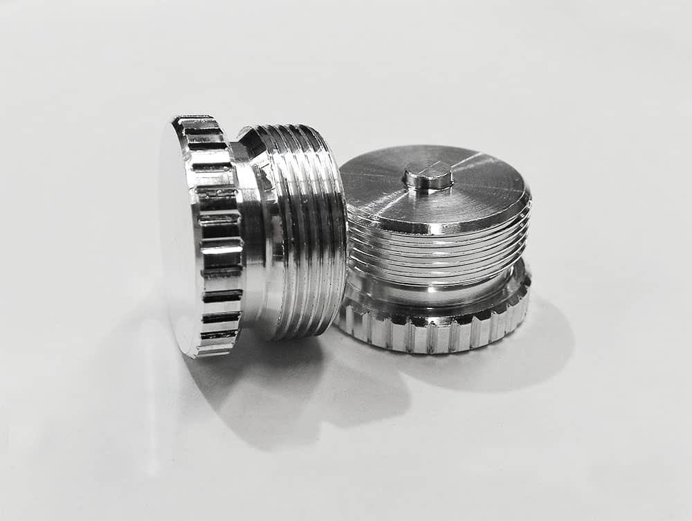 Precision CNC Swiss Machined Aluminum Medical Nut