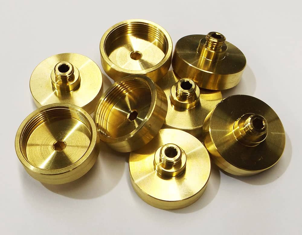 Precision CNC Swiss Turned Brass Components