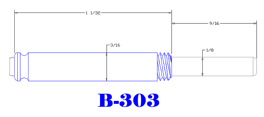 Precision CNC Machined Jace Retractable Brass Thru Pin B303 Print