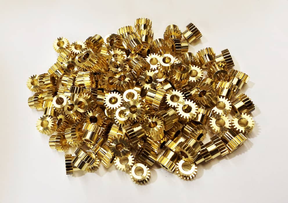 Precision CNC Machined Brass 360 Gear Parts