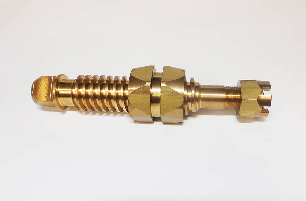 Precision CNC Machined Brass 360 Part Assembly