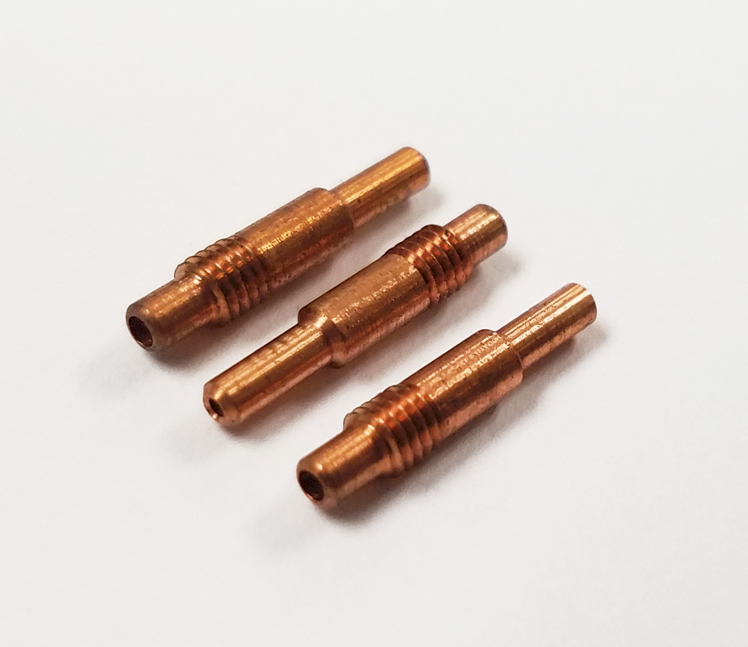 Precision CNC Machined Copper Electrical Threaded Pin Products
