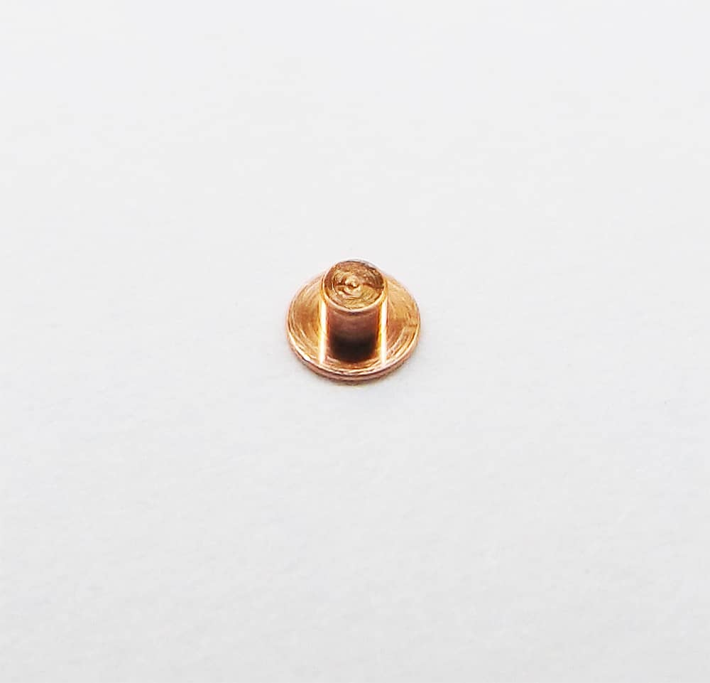 Precision CNC Micro Machined Miniature Tellurium Copper TeCu 145 Part Single