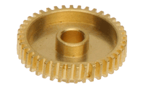 Precision CNC Turned Brass Automotive Hobbed Gear
